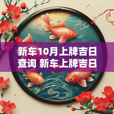 新车10月上牌吉日查询 新车上牌吉日查询2025年12月