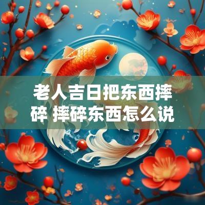老人吉日把东西摔碎 摔碎东西怎么说吉利话