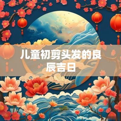 儿童初剪头发的良辰吉日