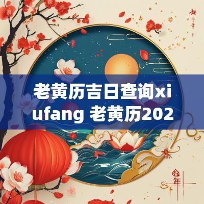 老黄历吉日查询xiufang 老黄历2025年吉日查询