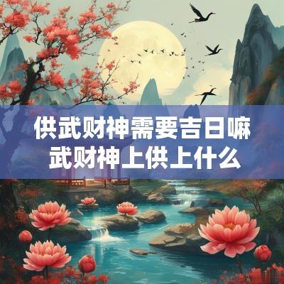 供武财神需要吉日嘛 武财神上供上什么