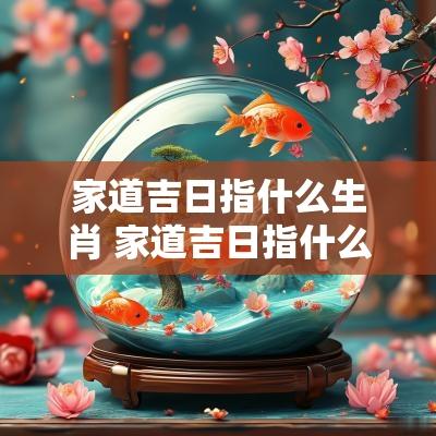 家道吉日指什么生肖 家道吉日指什么生肖和动物 家道吉日指什么生肖 家道吉日指什么生肖和动物