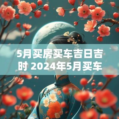 5月买房买车吉日吉时 2025年5月买车吉日是哪几天