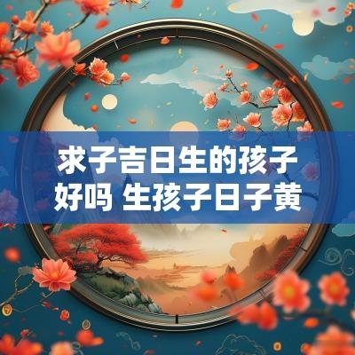 求子吉日生的孩子好吗 生孩子日子黄道吉日