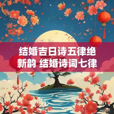 结婚吉日诗五律绝新韵 结婚诗词七律