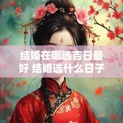 结婚在哪选吉日最好 结婚选什么日子最合适