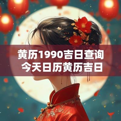 黄历1990吉日查询 今天日历黄历吉日查询