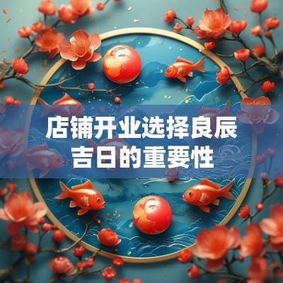 店铺开业选择良辰吉日的重要性