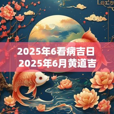 2025年6看病吉日 2025年6月黄道吉日