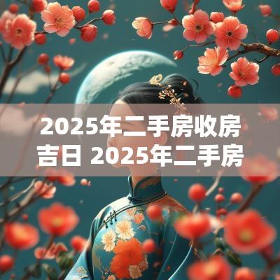 2025年二手房收房吉日 2025年二手房价是涨还是跌