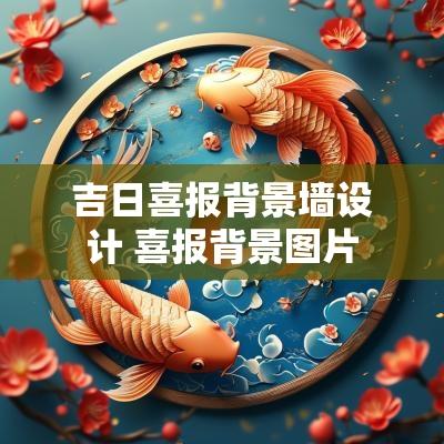 吉日喜报背景墙设计 喜报背景图片