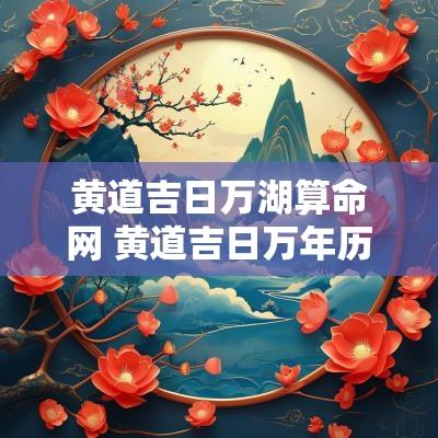 黄道吉日万湖算命网 黄道吉日万年历黄历