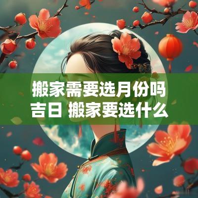搬家需要选月份吗吉日 搬家要选什么日子才好