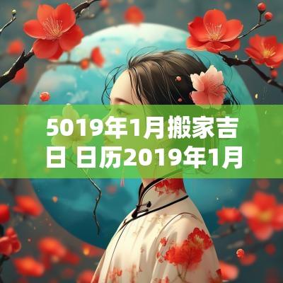 5019年1月搬家吉日 日历2019年1月日历表1月份搬家