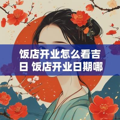 饭店开业怎么看吉日 饭店开业日期哪天好