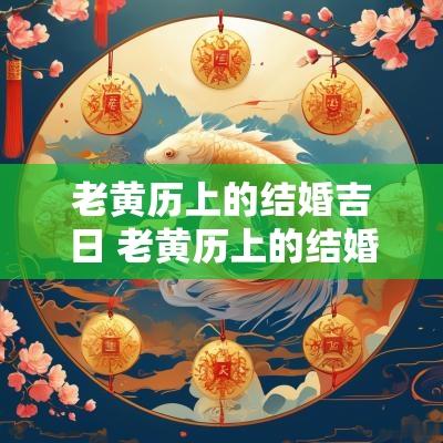 老黄历上的结婚吉日 老黄历上的结婚宜或忌可信吗