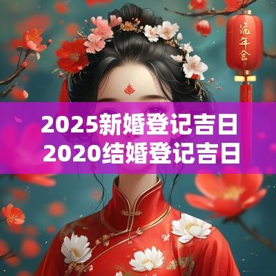 2025新婚登记吉日 2025结婚登记吉日