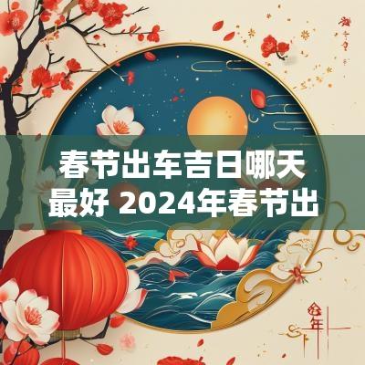 春节出车吉日哪天最好 2025年春节出行黄道吉日