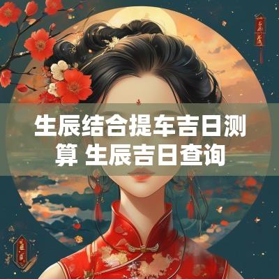 生辰结合提车吉日测算 生辰吉日查询
