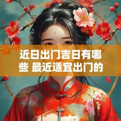 近日出门吉日有哪些 最近适宜出门的日子