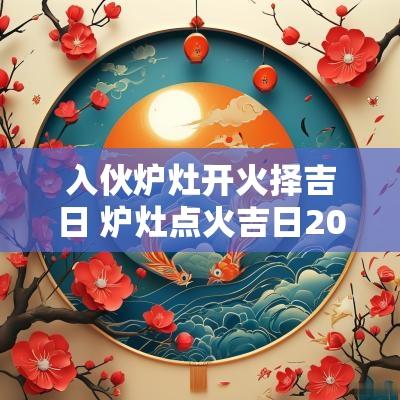 入伙炉灶开火择吉日 炉灶点火吉日2025