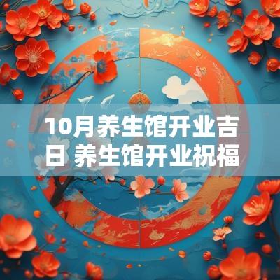 10月养生馆开业吉日 养生馆开业祝福语大全