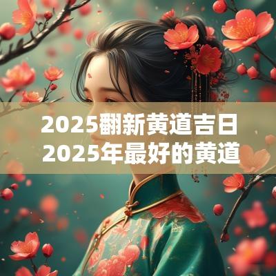 2025翻新黄道吉日 2025年最好的黄道吉日
