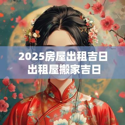 2025房屋出租吉日 出租屋搬家吉日