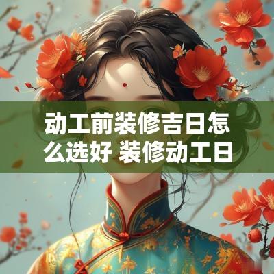 动工前装修吉日怎么选好 装修动工日子怎么选黄道吉日
