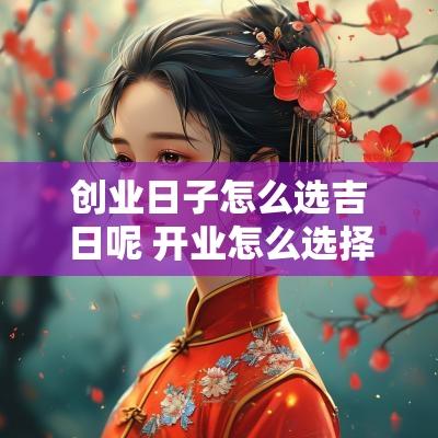 创业日子怎么选吉日呢 开业怎么选择日子