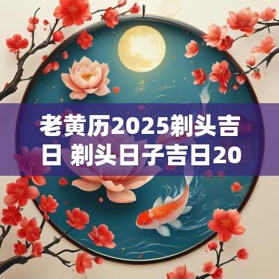 老黄历2025剃头吉日 剃头日子吉日2025年