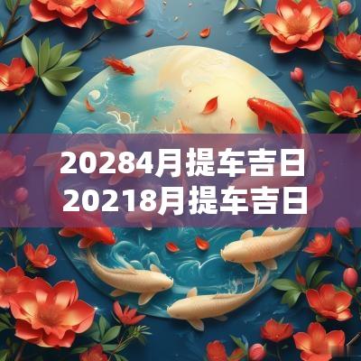 20284月提车吉日 20258月提车吉日