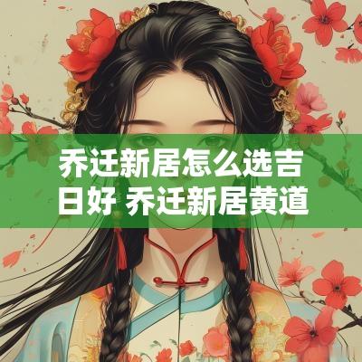 乔迁新居怎么选吉日好 乔迁新居黄道吉日查询