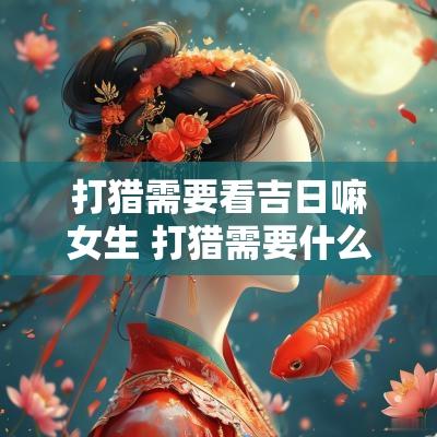 打猎需要看吉日嘛女生 打猎需要什么证件