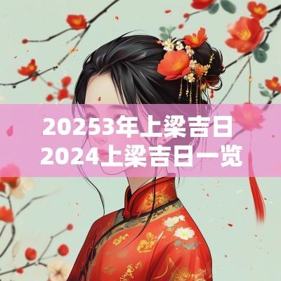 20253年上梁吉日 2025上梁吉日一览表