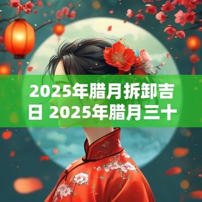 2025年腊月拆卸吉日 2025年腊月三十
