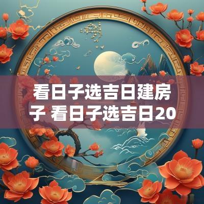 看日子选吉日建房子 看日子选吉日2025