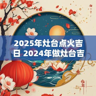 2025年灶台点火吉日 2025年做灶台吉日