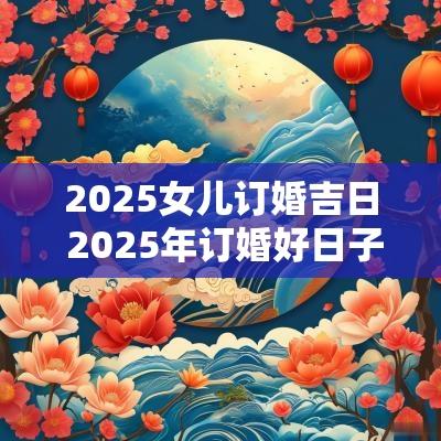2025女儿订婚吉日 2025年订婚好日子