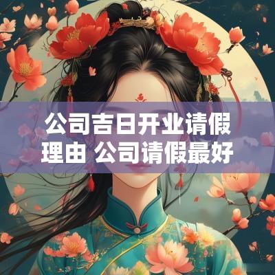 公司吉日开业请假理由 公司请假最好的理由