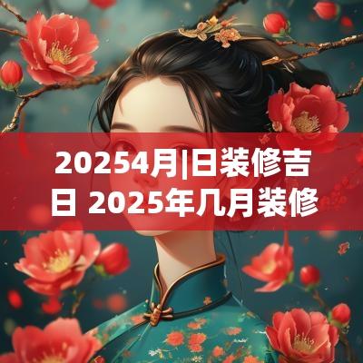20254月|日装修吉日 2025年几月装修最好