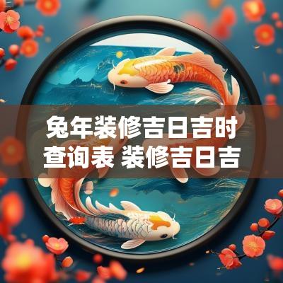 蛇年装修吉日吉时查询表 装修吉日吉时查询