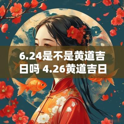 6.24是不是黄道吉日吗 4.26黄道吉日