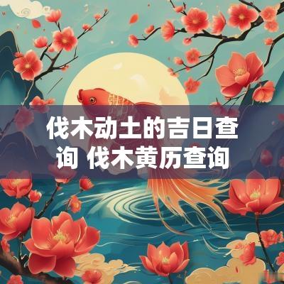 伐木动土的吉日查询 伐木黄历查询