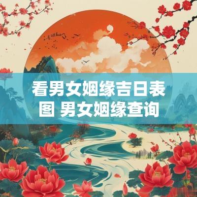 看男女姻缘吉日表图 男女姻缘查询