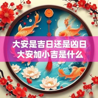大安是吉日还是凶日 大安加小吉是什么
