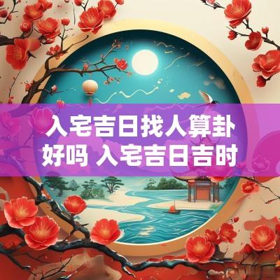 入宅吉日找人算卦好吗 入宅吉日吉时查询大全