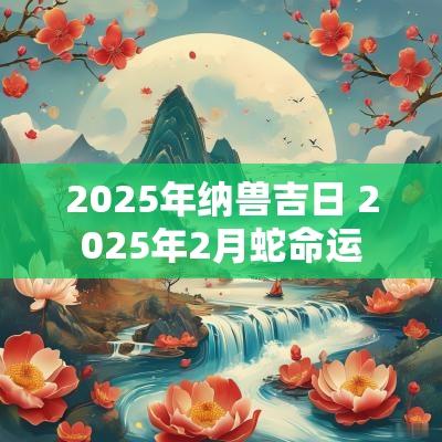 2025年纳兽吉日 2025年2月蛇命运