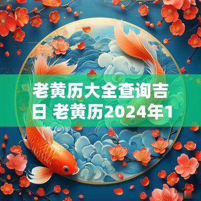 老黄历大全查询吉日 老黄历2025年1月乔迁吉日查询大全