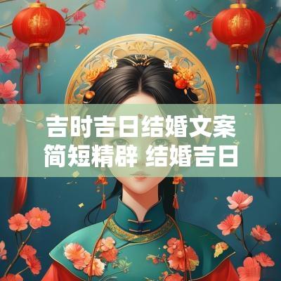 吉时吉日结婚文案简短精辟 结婚吉日吉时查询大全
